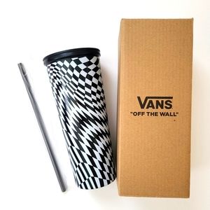 Vans Tumbler Cup NEW Limited Edition Vans Family Black White Check Checker